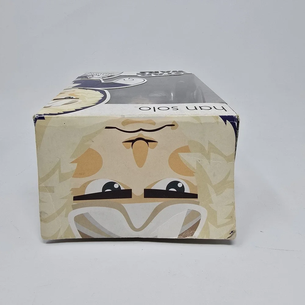 Star Wars Mighty Muggs Han Solo Hoth w/ Blaster‎ Figure 2007 Lucasfilm